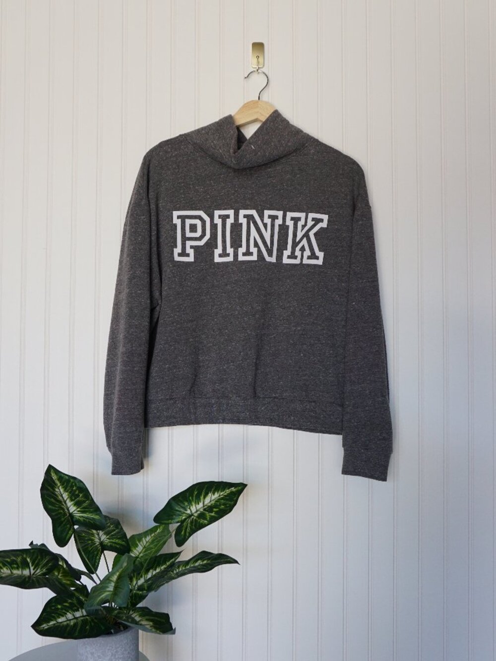 Victoria’s Secret PINK Grey Cowlneck Sweatshirt